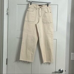 Judy Blue Cream Ankle Jeans
